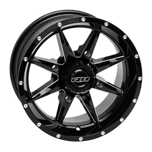 QuadBoss Slicer Black UTV Wheel