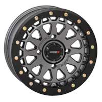 System 3 SB-6 Beadlock Gun Metal Grey Wheels